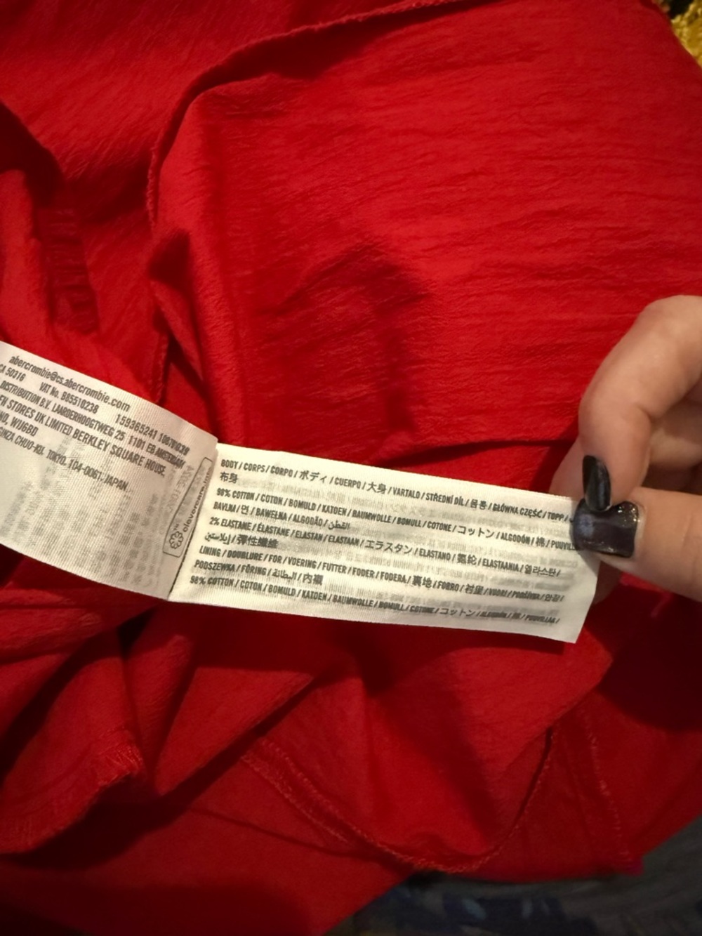 Abercrombie & Fitch Red Sleeveless Fit-and-Flare Dress - Picture 5 of 5